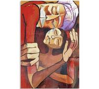 KSHAO ATHQW Famoso Póster De Guayasamin 《Padre E Hijo》 Arte De La Pared Guayasamin Exposición Lienzo Pintura Guayasamin Impresiones para Cuadros De Decoración del Hogar 50x70cm Sin Marco