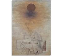 KSHAO ATHQW Famoso póster de Paul Klee《Los límites de la razón》Exposición Arte de Pared Paul Klee Lienzo Pintura Paul Klee Impresiones para Cuadros de decoración del hogar 40x60cm Sin Marco