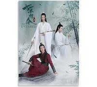 KSHAO ATHQW Póster de Dramas Chinos Chen Qing Ling TV Shows Arte de Pared Personaje de Portada Chino Lienzo Pintura Impresiones para la decoración del hogar Cuadro 60x90cm Sin Marco