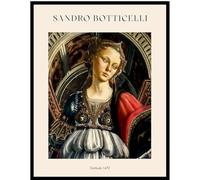 KSHAO ATHQW Sandro Botticelli Arte de Pared 《Profecía de Derechos》 Sandro Botticelli Lienzo Pintura Impresiones Modernas para Sala de Estar Cuadros de Casa Decoración 20x30cm Sin Marco