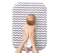 KSHSAA Almohadillas para cambiador, Almohadilla para cambiador de bebé - Funda para pañales para cambio de pañales,Cubiertas y almohadillas lavables para cambiador de pañales, bolsa de pañales,