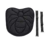KSHSAA Cojín para Asiento de Motocicleta, Almohadilla de Gel con Malla de Aire, Negro