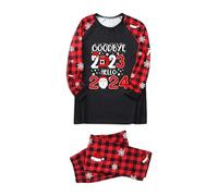 KSHSAA Conjunto Familiar de Mono navideño a Juego - Pijamas de una Pieza a Juego para familias para niños - Conjunto de Ropa de Dormir navideña para Adultos y niños