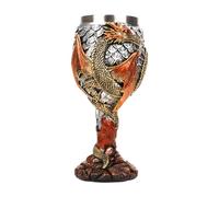 KSHSAA Copa De Vino De Dragón,Copas De Cristalería De Dragón Medieval,Taza De Cáliz De Dragón De Acero Inoxidable Taza para Beber Medieval,Copas De Drag Cálices Regalo para Beber Y Reunir