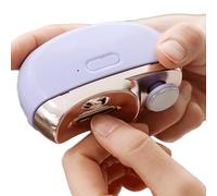 KSHSAA Cortauñas eléctrico 2 en 1 | Cortauñas automático - Tijeras de uñas recargables automáticas con luz LED y pulidor para ancianos, adultos, niños y comunidades de cuidados