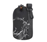 KSHSAA Funda para lente de cámara, bolsa grande de neopreno acolchada gruesa para lente de cámara, apertura de cordón, funda protectora para lente de cámara réflex digital, 14 cm, Refer to