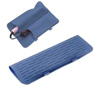 KSHSAA Funda para rizador, cubierta para plancha - Bolsa de Viaje de Silicona para Plancha de - Soporte para plancha, bolsa de viaje para rizador resistente al calor para planchas y rizadores