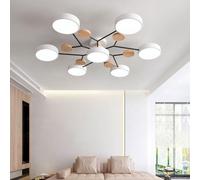 KSHSAA Lámpara de Techo Interior de 32 Pulgadas, LED Moderna de 84 W, Luces cercanas al Techo, lámpara de Techo de Montaje semiempotrado para Sala de Estar, Comedor, Cocina, Dormitorio