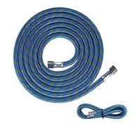 KSHSAA Manguera de Cepillo de Aire, Manguera de Aire para compresor | Manguera de aerógrafo Trenzada antidesgarro de 1/8 Pulgadas,Manguera de compresor 1,8 m Resistente a Alta presión para