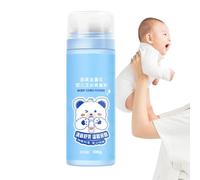 KSHSAA Polvo orgánico para niños pequeños, polvo de talco para niños - Cuidado corporal en polvo de talco antipicazón - Polvo sin talco de 100 g, polvo para aliviar la picazón, polvo corporal de