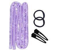 KSHSAA Rizador de pelo sin calor, diadema con rizos sin calor para dormir,Rod Ribbon Lazy Hair Curler Wrap Kit para cabello largo - Rizos naturales sin calor durante la noche para mujeres y niñas con