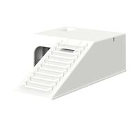 KSIEE Plataforma para tomar tortugas, resistente al desgaste y estable, plataforma de escalada con casa de refugio, rampa de escalada, esquisto para reptiles, terraza de descanso para tortugas