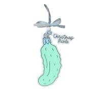 KSIEE Tarjetero de regalo de Navidad, divertido soporte de dinero de pepino de Navidad, regalo en efectivo, decoración de Navidad para puerta, ventana, árbol de Navidad
