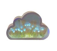 KSIEE Tulipán Luz nocturna hecha a mano para decoración de muebles, flor de simulación, lámpara de mesa para dormitorio, lámpara de mesa para niños, niñas, parejas, amigos, regalo, decoración de