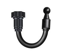 Ksikdeg Brazo de extensión de aluminio con casquillo de bola de 17 mm, 4 | Construcción de aluminio, rotación de 360 grados, instalación, múltiples posiciones, adecuado para teléfono y tableta