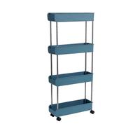 Ksikdeg Carrito de almacenamiento funcional rodante eficiente para cocina, estante de organización con taza