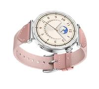 Ksikdeg Correa tejida de cuero y nailon, elegante correa de cuero de mezcla de nailon, elegante correa de reloj, accesorios de reloj, 18mm, trenzado