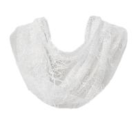 Ksikdeg Diadema con ribete de encaje floral, hermoso velo francés, accesorio para la cabeza de monja o cosplay