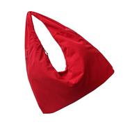 Ksikdeg Elegante bolsa para laptop para mujer con correa de hombro texturizada y asa superior, práctica bolsa de hombro para brazo, hermosa bolsa para laptop, Red, One Size