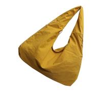 Ksikdeg Elegante bolsa para laptop para mujer con correa de hombro texturizada y asa superior, práctica bolsa de hombro para brazo, hermosa bolsa para laptop, Amarillo, One Size