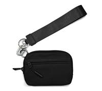 Ksikdeg Everyday Essential - Cartera de nailon resistente al desgaste, práctica tela que sostiene lo esencial de forma segura para mujeres y niñas, cartera de viaje ligera, Black, Talla única, Mass