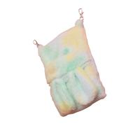 Ksikdeg Hamaca de franela transpirable para colgar en jaulas, para uso en interiores o exteriores, fácil de limpiar