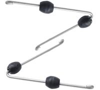 Ksikdeg Herramienta de pesca, conector de pesca submarina en forma de V, accesorio de conexión de lanza subacuática, 2 unidades, adaptador de tubo de látex de horquilla para pesca