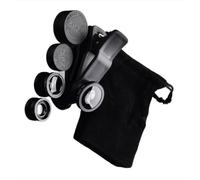 Ksikdeg Lente de cámara 3 en 1, gran angular, macro pez, clip en la cámara para smartphone