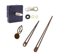 Ksikdeg Mecanismo de reloj de pared grande silencioso, motor de par alto, 31 mm/28 mm de longitud del eje, piezas de repuesto de movimiento de reloj de alto par