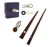 Ksikdeg Mecanismo de reloj de pared grande silencioso, motor de par alto, 31 mm/28 mm de longitud del eje, piezas de repuesto de movimiento de reloj de alto par