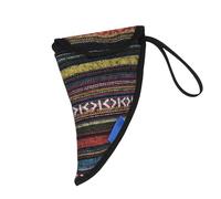 Ksikdeg Ocarina - Bolsa de transporte de estilo nacional, bolsa de ocarina, bolsa protectora triangular de tela, instrumento musical