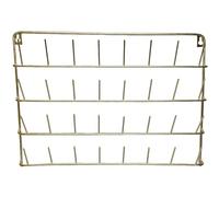 Ksikdeg Soporte de pared para 32 carretes, organizador de hilo de coser, soporte para bobinas con gancho para colgar joyas