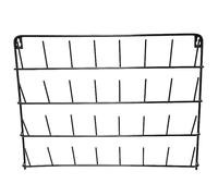 Ksikdeg Soporte de pared para 32 carretes, organizador de hilo de coser, soporte para bobinas con gancho para colgar joyas