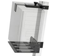 Ksikdeg Soporte para computadora de escritorio debajo de la mesa con diseño de ventilación que mantiene tu estación de trabajo ordenada y organizada. Soporte resistente para CPU