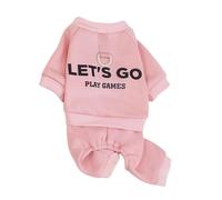 Ksikdeg Sudadera de cuatro patas lavable a máquina, ropa para perro, con aislamiento térmico, para clima frío, para razas grandes, ropa de invierno flexible