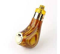 Ksing GT-Epipe 40W golden E-Pipe, recargable 1000mah E Cigarette Starter Kit Flujo de aire ajustable, tanque atomizador recargable, E Pipes Paquete de regalo de vapor, sin nicotina (resina)