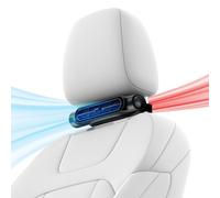 KSIX Ventilador para Reposacabezas Asiento de Coche con USB-C | Silencioso, Portátil y 4h de Autonomía | Ideal Para Niños