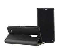 KSIX B4609FU20 - Funda Folio Standing con Cierre magnetico para LG K11, Color Negro