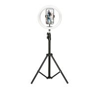 KSIX BXYOUTUB02 / Aro de luz y soporte trípode para smartphone