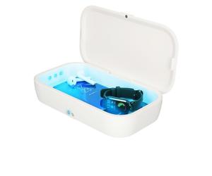 Ksix Caja Esterilizadora Ultravioleta con Carga Inalámbrica 10W