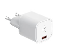 Ksix Cargador Mini GaN 30W Power Delivery Carga Rápida USB-C Blanco