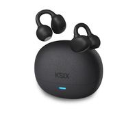 Ksix Clipon Auriculares Inalámbricos, Usb-c, Diseño Open Ear, Diseño C-bridge, 4h+15h Auto., Llamadas, Control Táctil, Negro