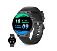 KSIX Core 2 Reloj Inteligente Hombre Mujer con Llamadas y Notificaciones de APPs - Smartwatch con Modos Deportivos, Pulsómetro, Oxígeno, Sueño - Compatible con con Asistente Voz - Negro