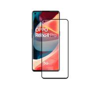 Ksix Cristal Templado 9H Full Glue 2.5D Borde Negro para Oppo Reno4 Pro 5G