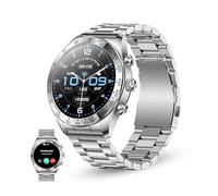 KSIX Elite Smartwatch Metálico, Pantalla AMOLED 1.43”, Autonomía 7 días, IP67, +100 Modos Deporte, Llamadas, Plateado