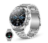 KSIX Elite Smartwatch Metálico, Pantalla AMOLED 1.43”, Autonomía 7 días, IP67, +100 Modos Deporte, Llamadas, Plateado