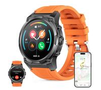 KSIX Explorer 2 Smartwatch Deportivo GPS Dual-Band para Running y Ciclismo, Reloj Outdoor montaña con altímetro barómetro brújula para Senderismo, Trekking, natación 5 ATM, Llamadas, pulsómetro