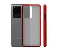 Ksix Funda Duo Soft Roja para Samsung Galaxy S20 Ultra