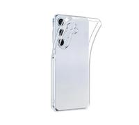 Ksix Funda Flexible Para Samsung Galaxy S25. Antihuellas, Resistente, Compatible Con Carga Inalámbrica, Transparente
