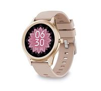 Ksix Globe Reloj Inteligente Mujer Multideporte, Smartwatch con notificaciones, iOS y Android, Pantalla Táctil 1.28", Bluetooth, Pulsera de Actividad, Podómetro, Pulsómetro y Oxígeno en Sangre, Rosa